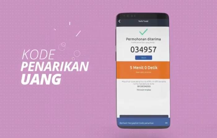 Cara ambil uang atm bri pakai hp