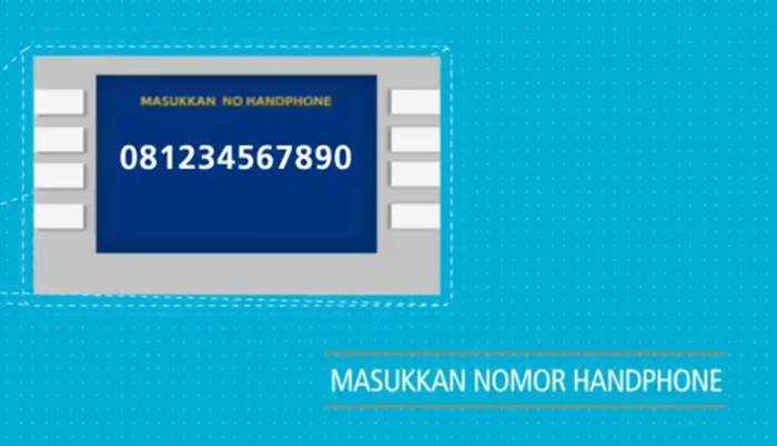 Cara ambil uang atm bri pakai hp