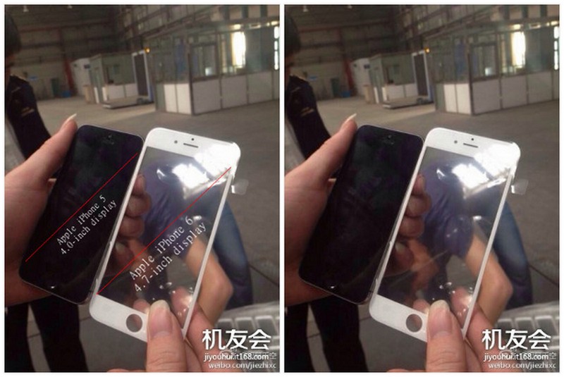 Bocoran foto iPhone 6 dengan layar besar