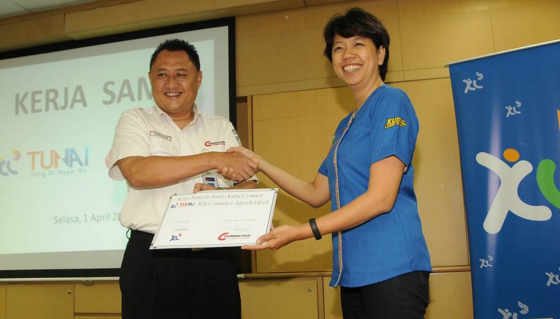 Kerjasama XL dan PT KAI Commuter Jabodetabek