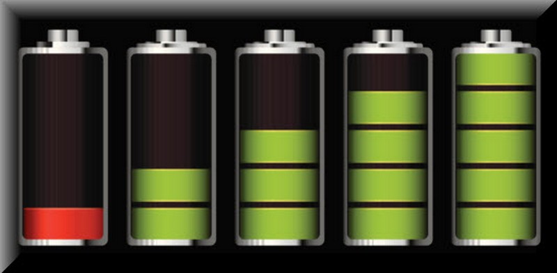 Baterai ponsel ilustrasi