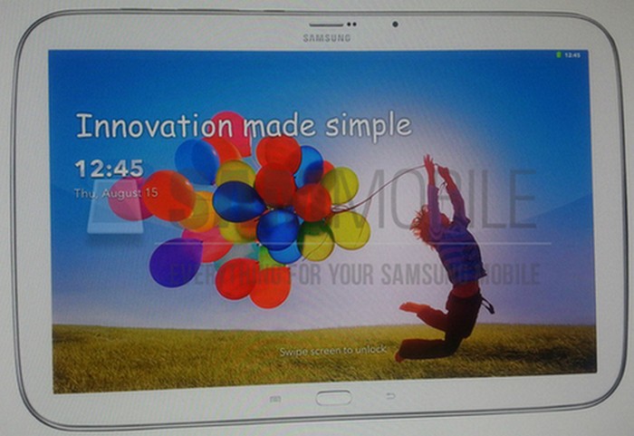 Galaxy Tab S ilustrasi