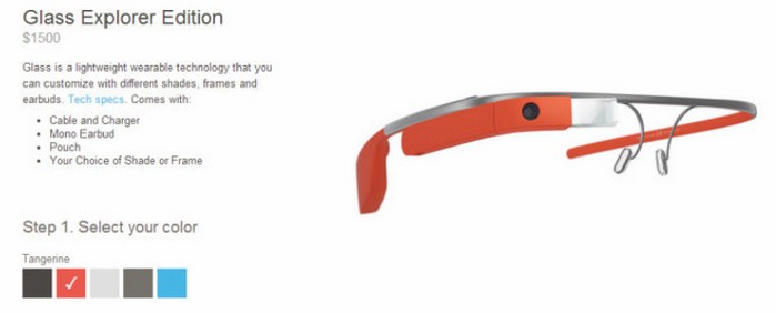 Penawaran Google Glass Explorer Edition