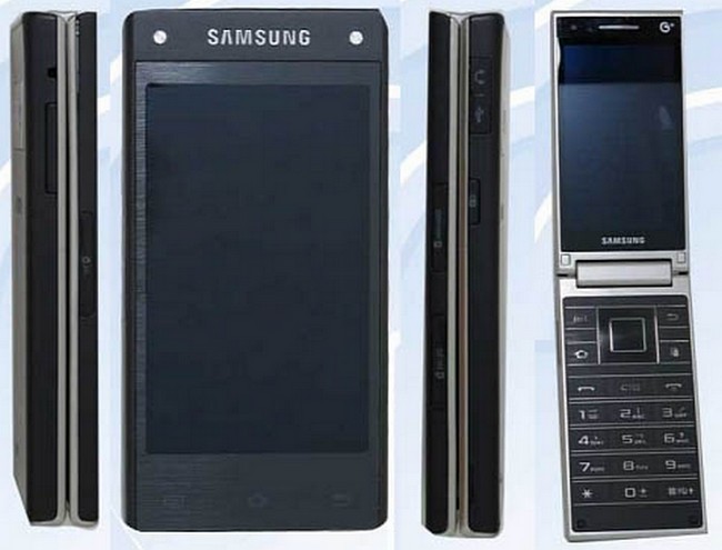 Samsung SM-G9098, ponsel flip dual-display