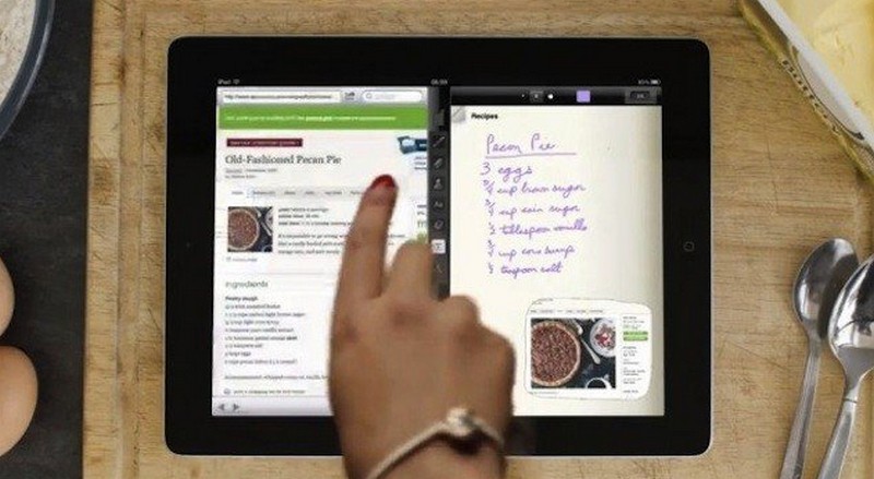 iPad dengan fitur real multitasking