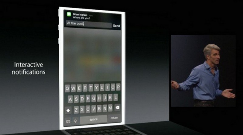 Fitur notifikasi interaktif di iOS 8