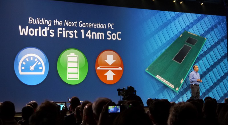 Prosesor Intel Broadwell SoC 14nm.