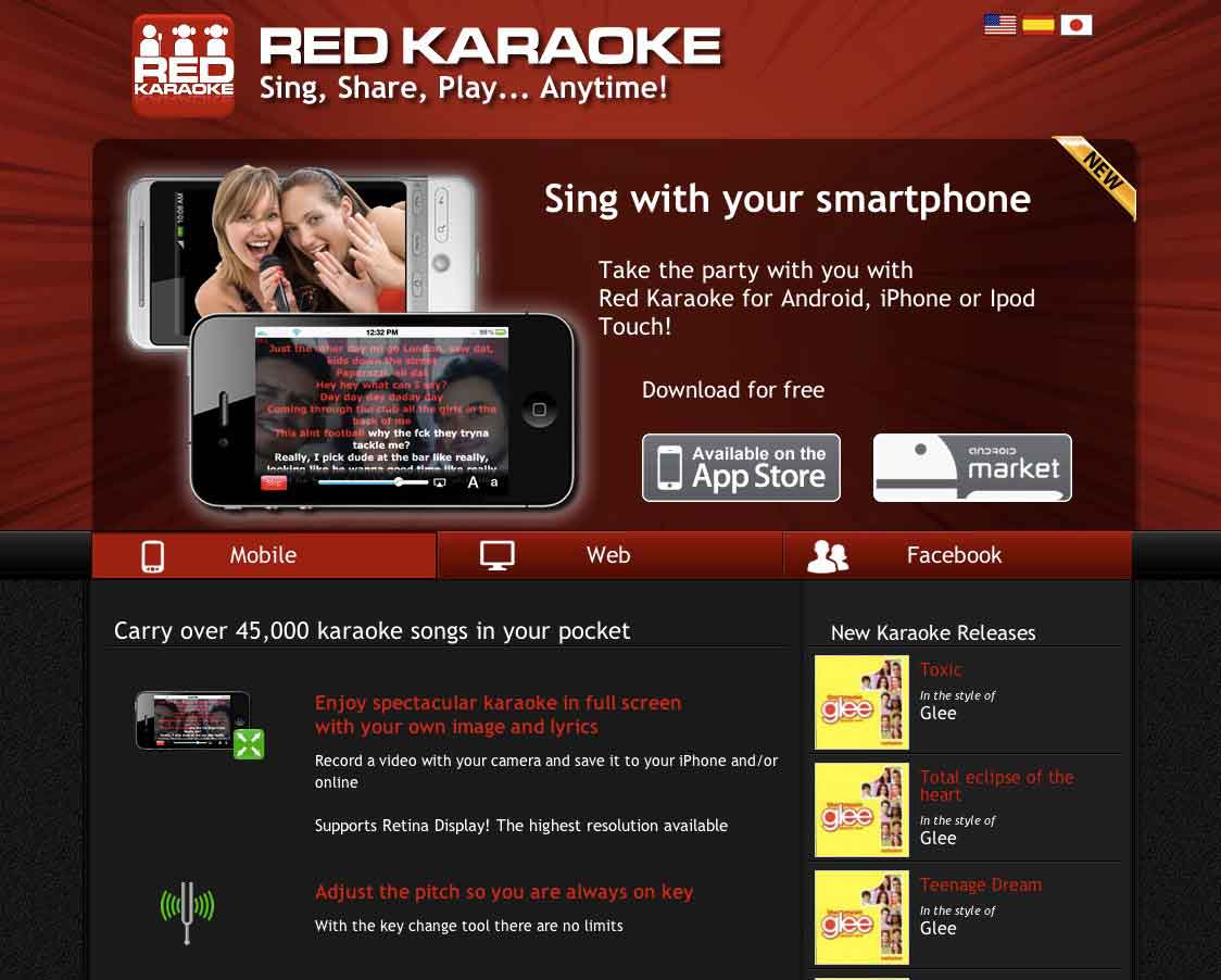 Red-Karaoke--Homepage