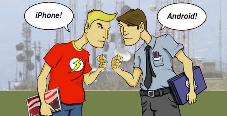iPhone vs Android fans