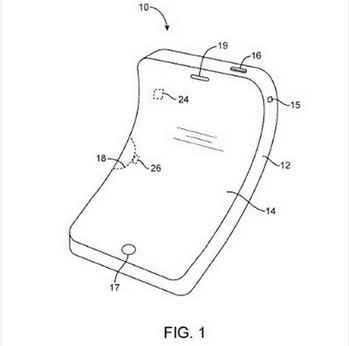 Paten iPhone layar fleksibel