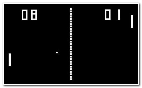 Pong-screen
