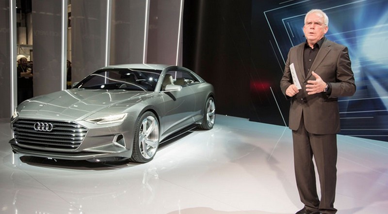 Prototipe mobil pintar Audi A7 yang terhubung dengan smartwatch