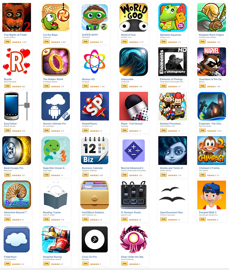 Amazon game dan aplikasi