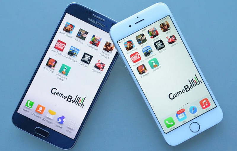 Samsung Galaxy S6 vs iPhone 6 game