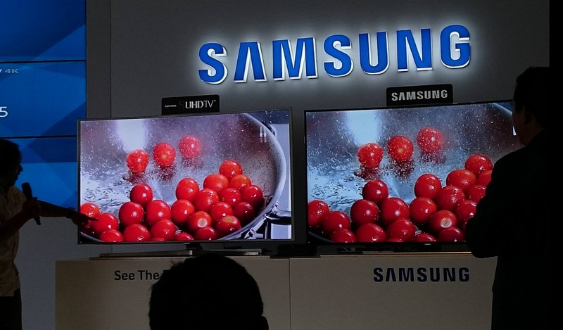 Samsung SUHD TV komparasi warna