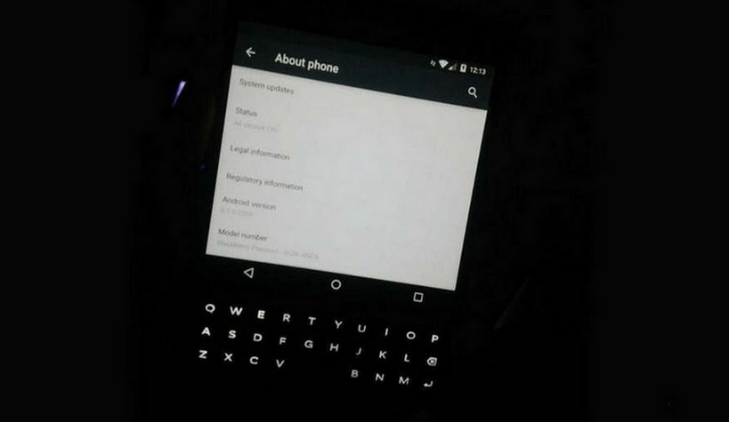 BlackBerry Passport dengan Android Lollipop