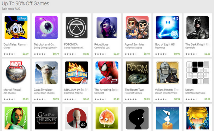 Google Play diskon