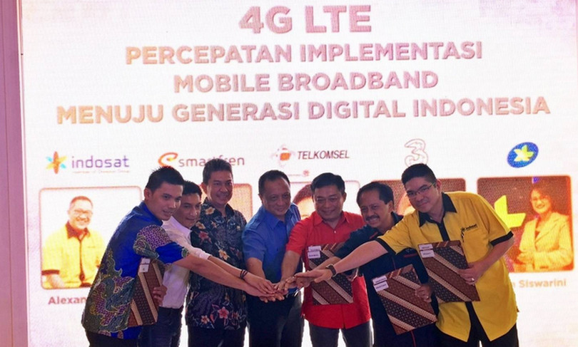 Layanan 4G 1800 MHz 5 operator