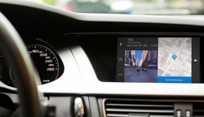 Nokia HERE Maps in car