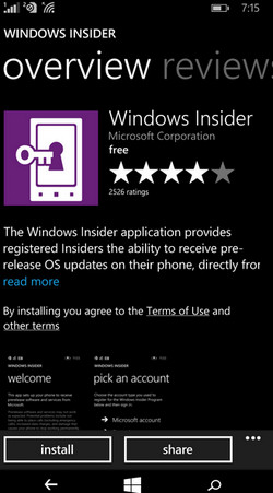 Update Windows 10 di Lumia 540 gbr.1