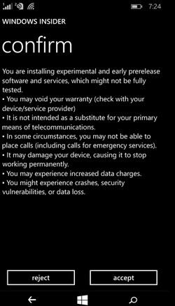 Update Windows 10 di Lumia 540 gbr.7