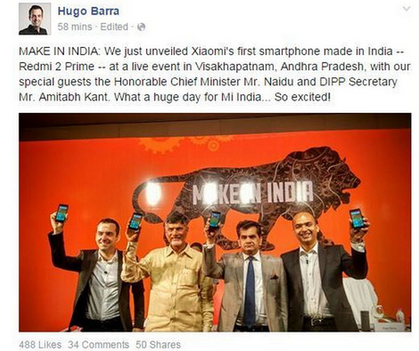 Hugo Barra laman FB