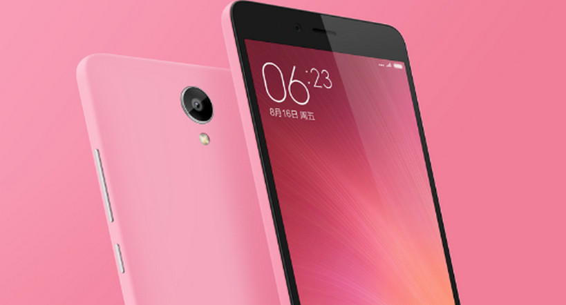 Redmi Note 2 pink