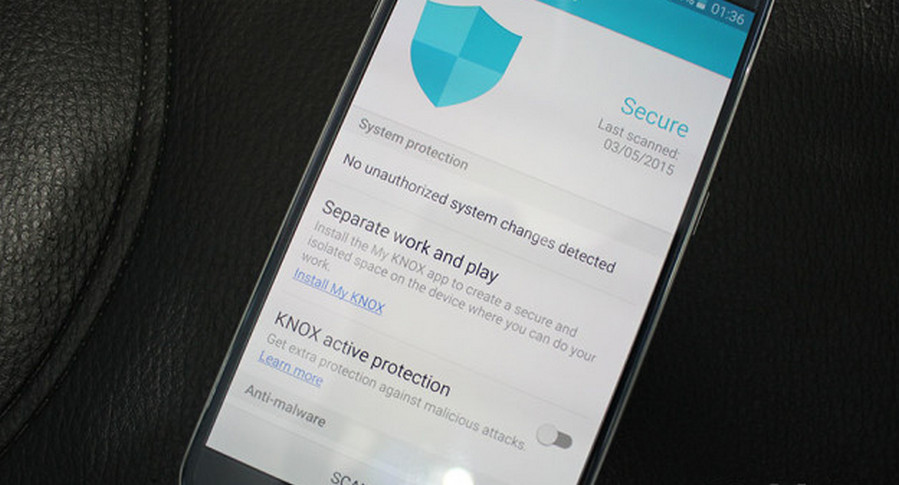 Samsung Galaxy Note 5 KNOX Active Protection