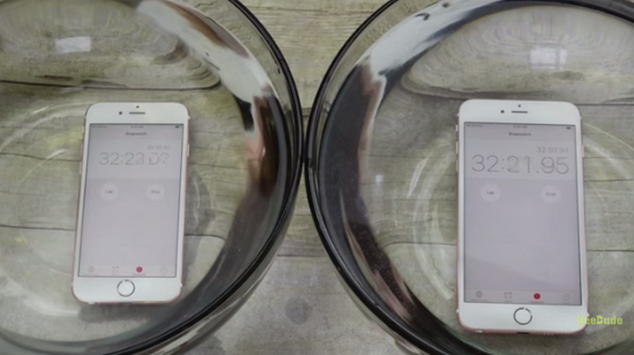 iPhone 6s test tahan air