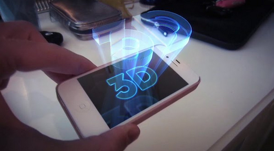 Apple layar hologram