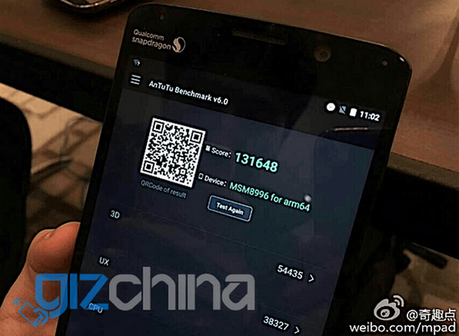 Snapdragon 820 benchmark