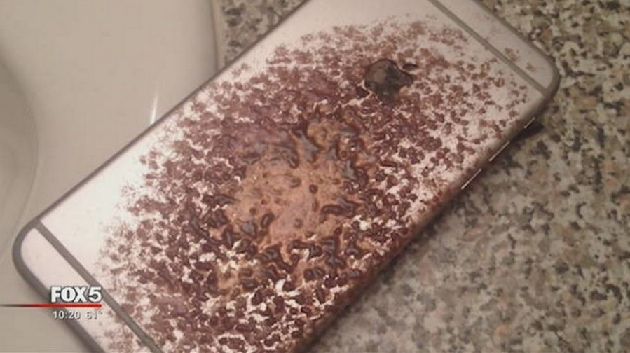 iPhone 6 Plus terbakar