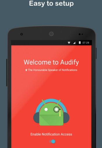 Audify Notification Reader