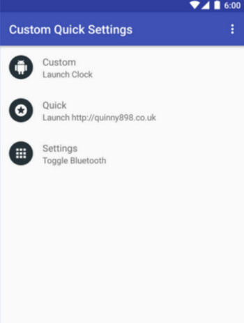 Custom Quick Settings