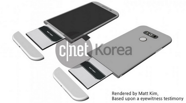 LG G5 dengan desain modular