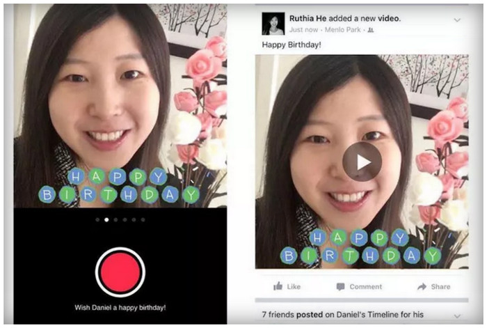 Facebook Tambahkan Fitur Pesan Video Selamat Ultah