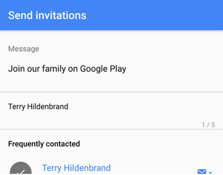 Google Play Music Family Play setting 2