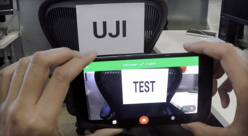 Google Translate visual instan