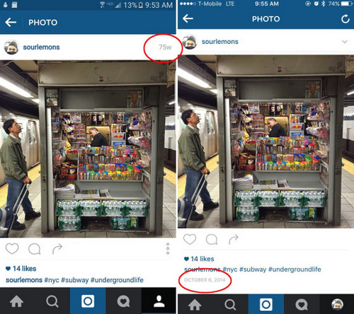 waktu postingan instagram