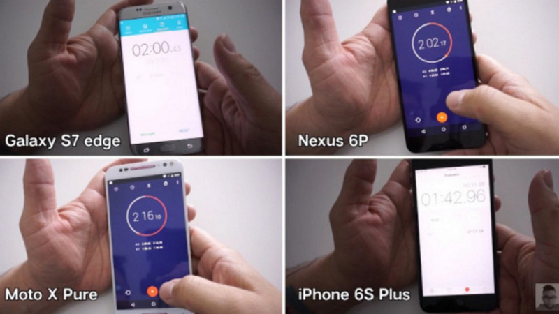 Speed Test Galaxy S7 edge vs iPhone 6s
