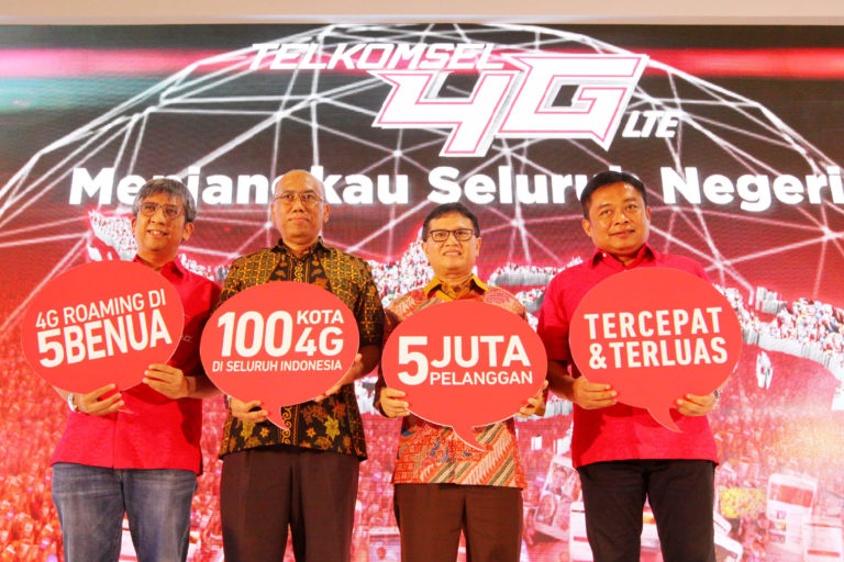 Telkomsel Hadirkan 4G LTE di Lebih Dari 100 Kota