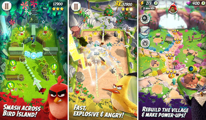 Angry Birds Action game play