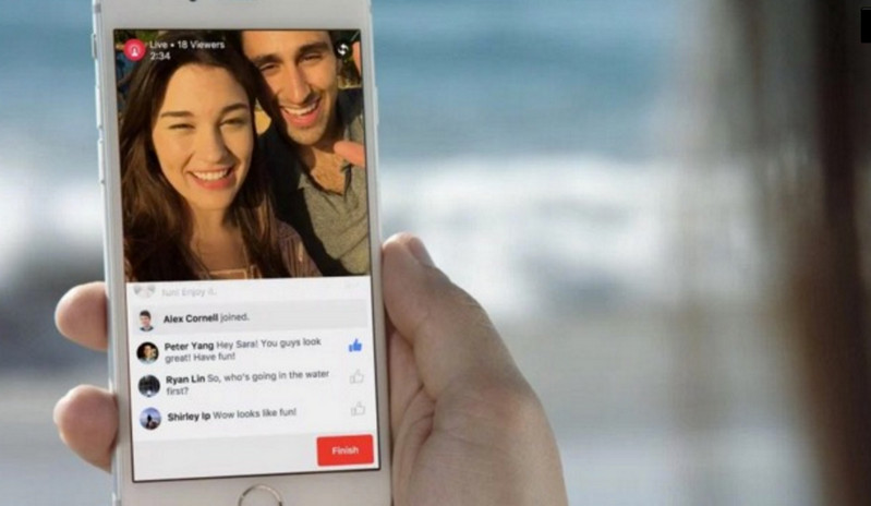 Facebook fitur Live Video Sharing 2
