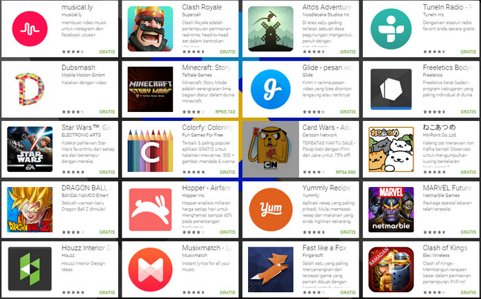 Google Play Awards 2016 nominasi