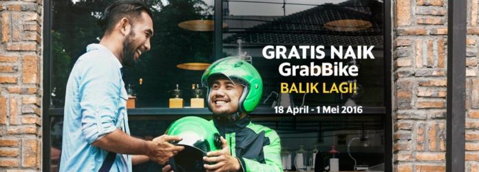 Layanan GrabBike Gratis