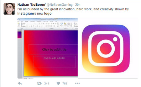 Instagram logo Twitter 4