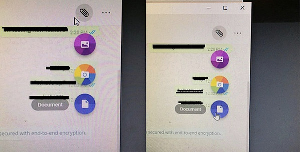WhatsApp kirim dokumen tips