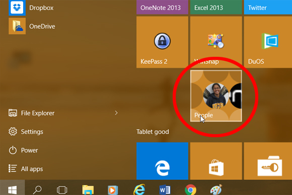 Begini Cara Atur Aplikasi People di Windows 10