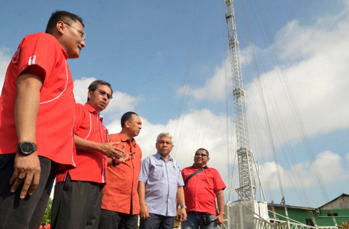 BTS Telkomsel di Pulau Sebatik