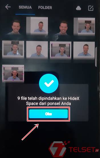 cara menyembunyikan foto di galeri